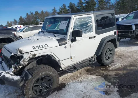 2015 Jeep Wrangler Willys Wheeler from USA, damaged, VIN 1C4AJWAGXFL704567